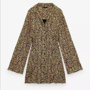 Zara Women's Print Mini Floral Dress Size XSmall - NEW